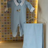 Macacão Baby Azul Cavalinho Buá