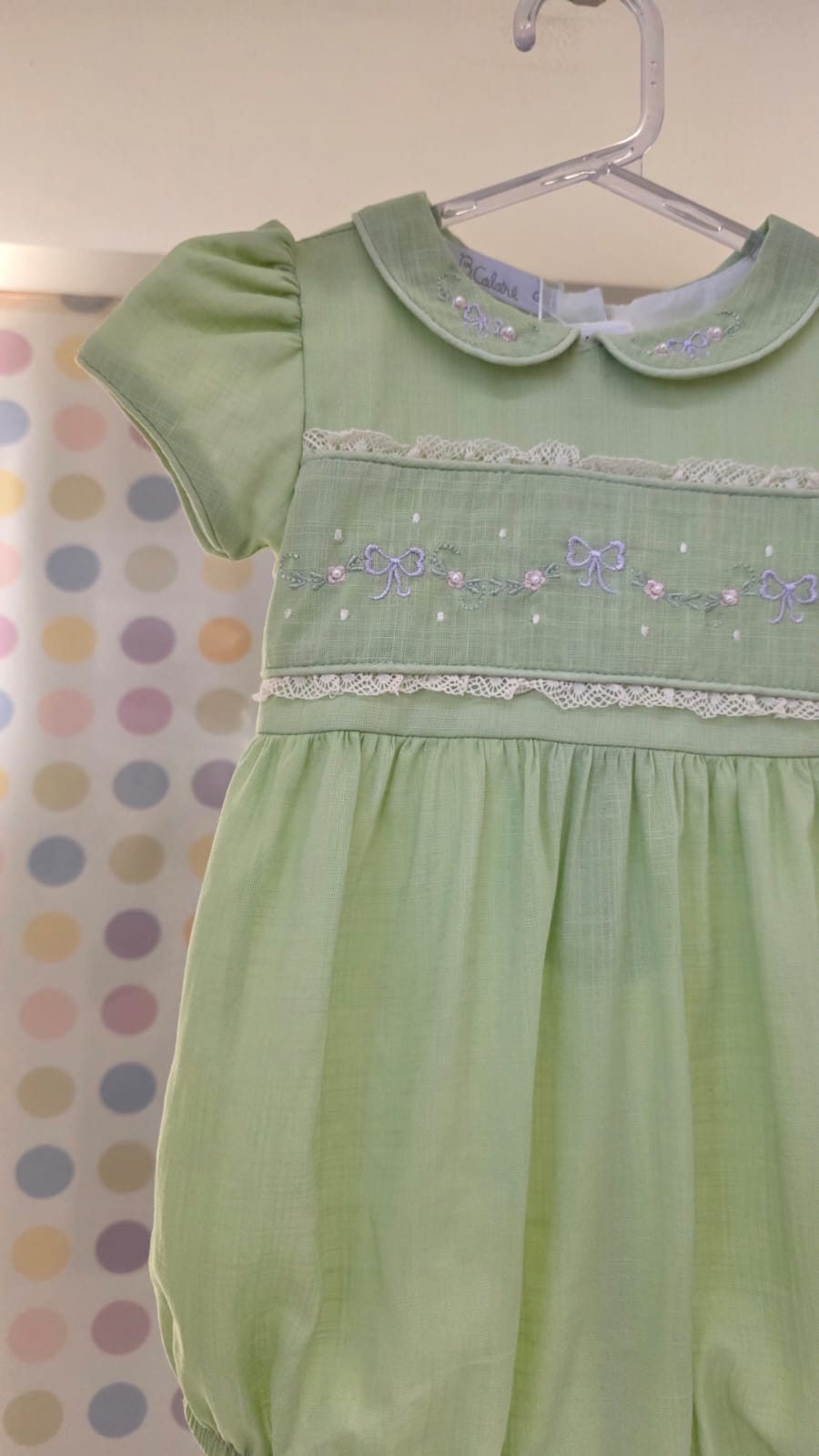 Homper Bebê Floral Verde Buá