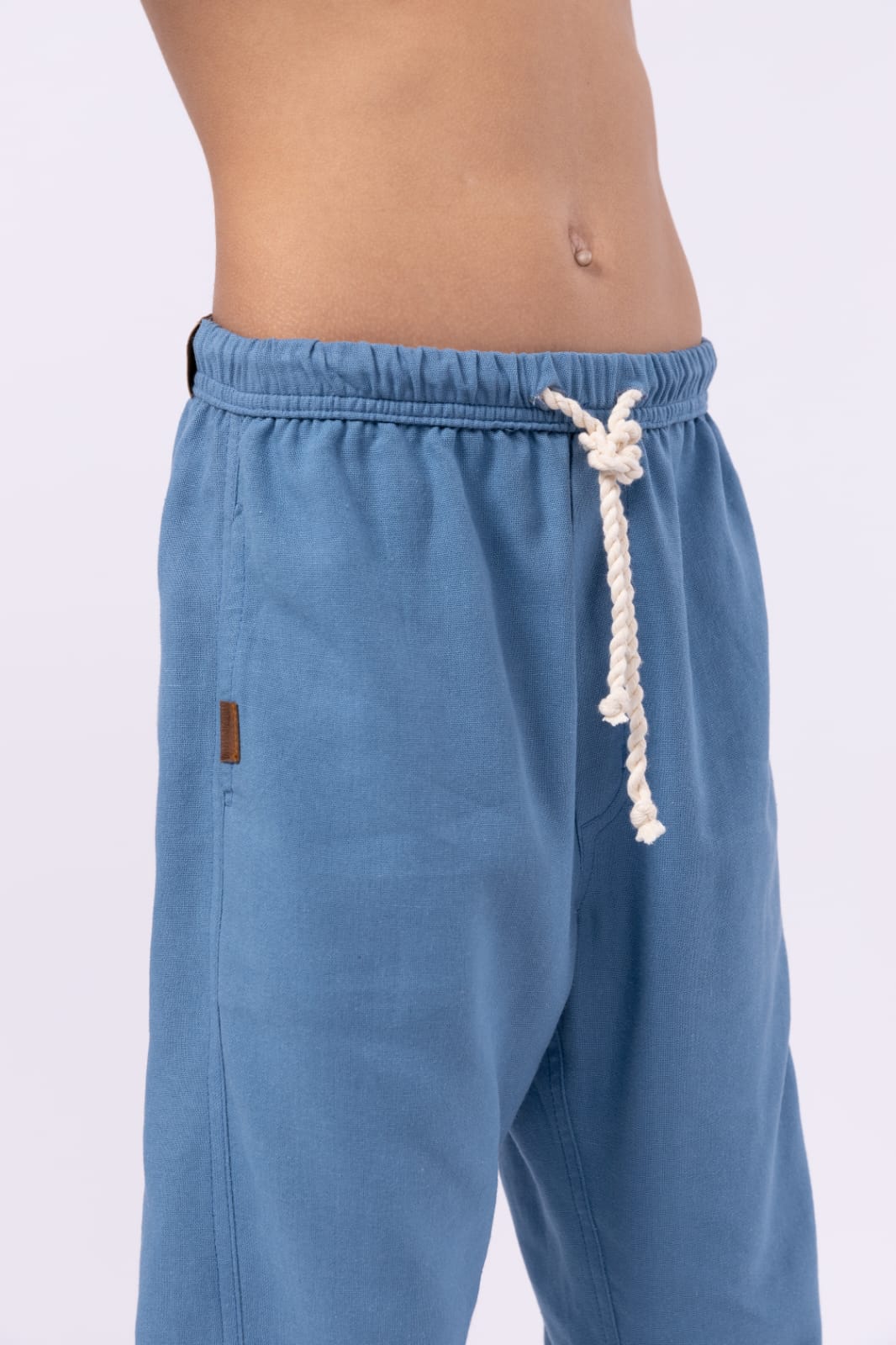 Calça Linho Azul UM+UM