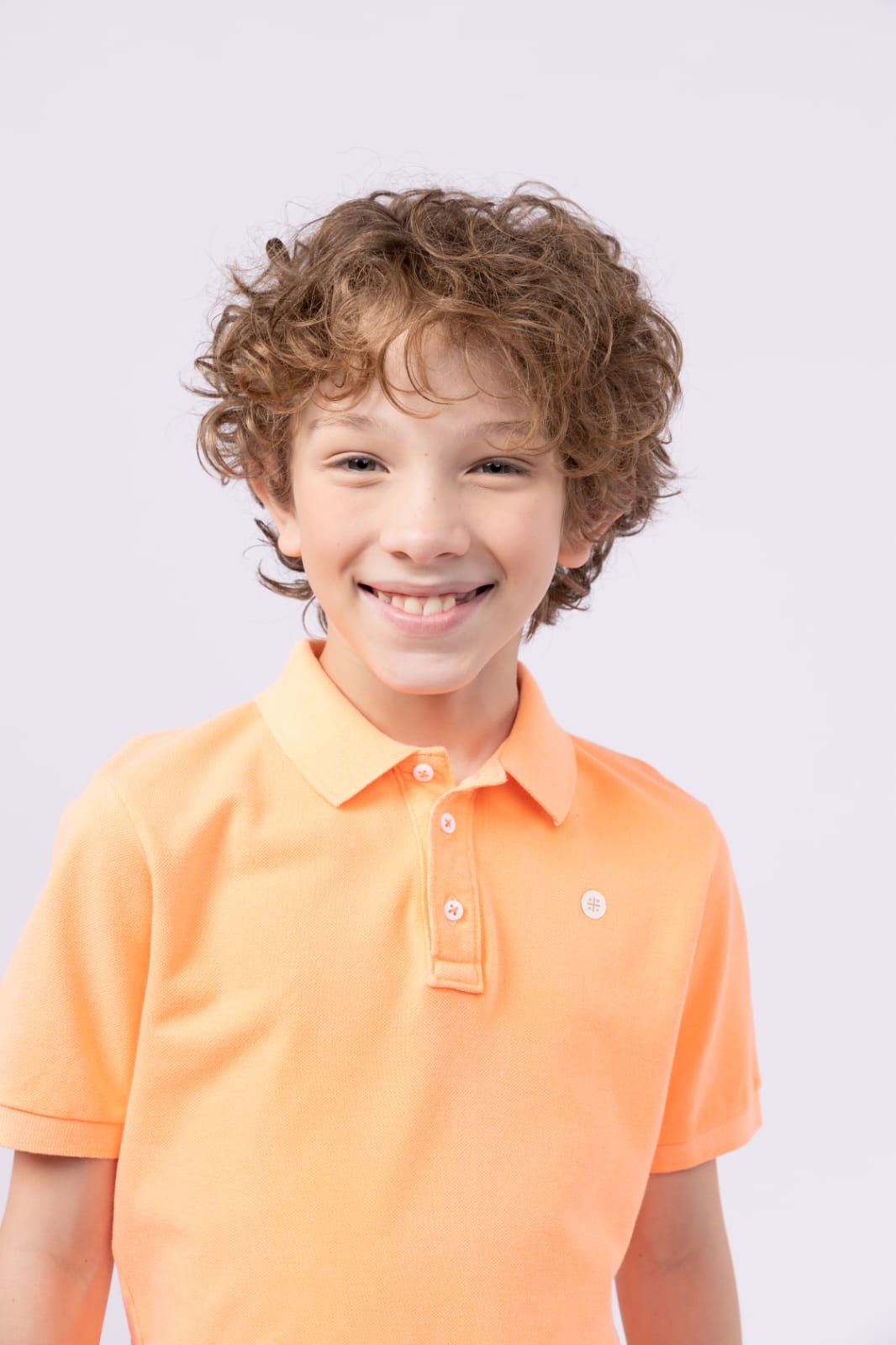 Polo Laranja Neon UM+UM