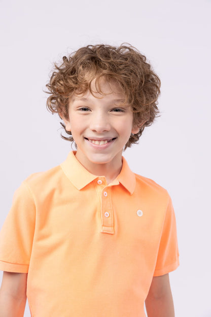 Polo Laranja Neon UM+UM