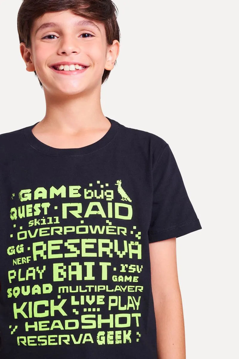 Camiseta Game Preto Reserva