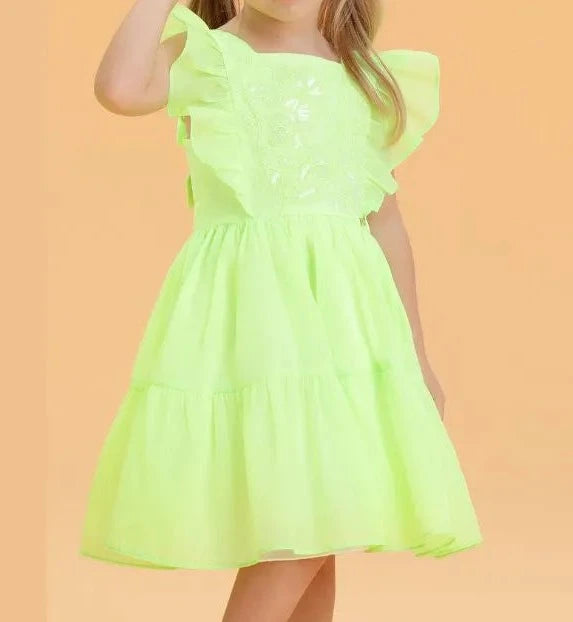 Vestido Verde Neon Petit Cherie