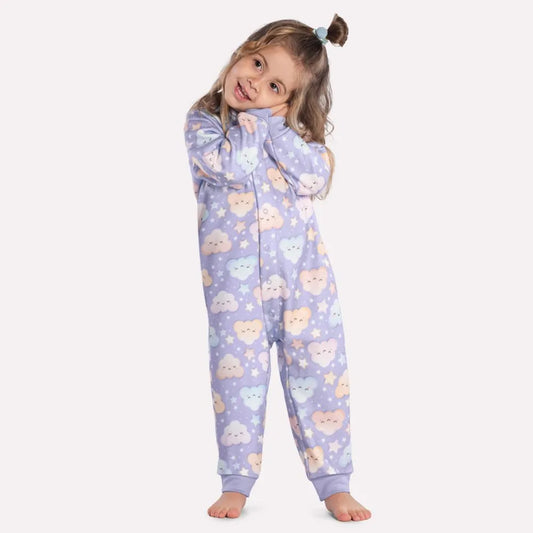 Macacão Pijama Nuvens Kyly