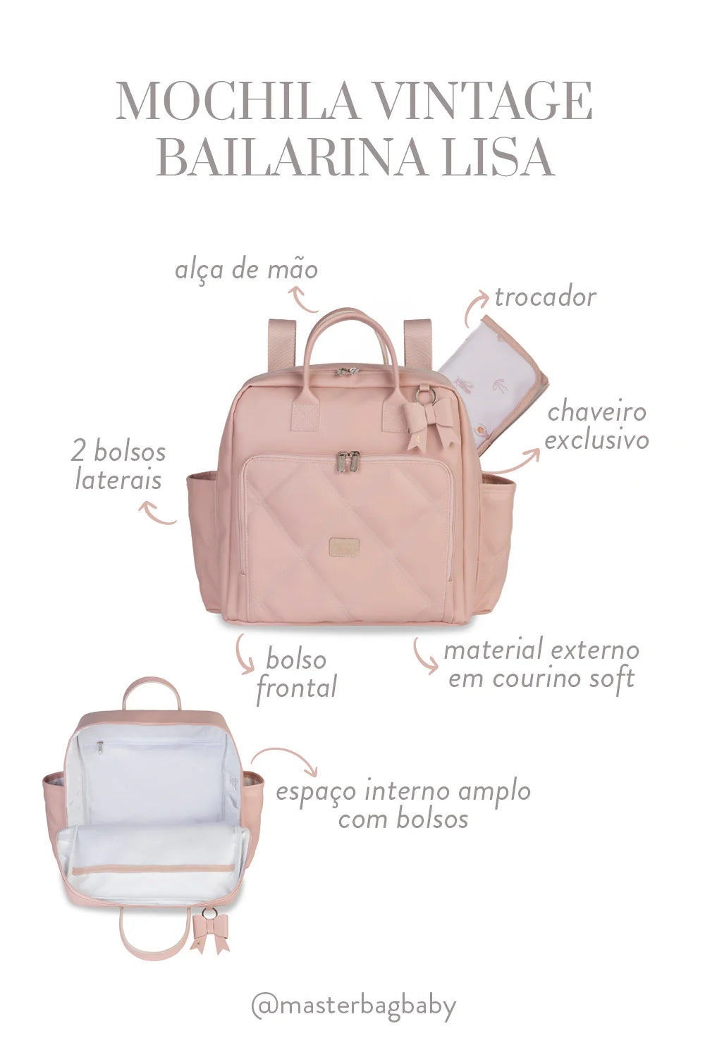 Mochila Bailarina Lisa Masterbag