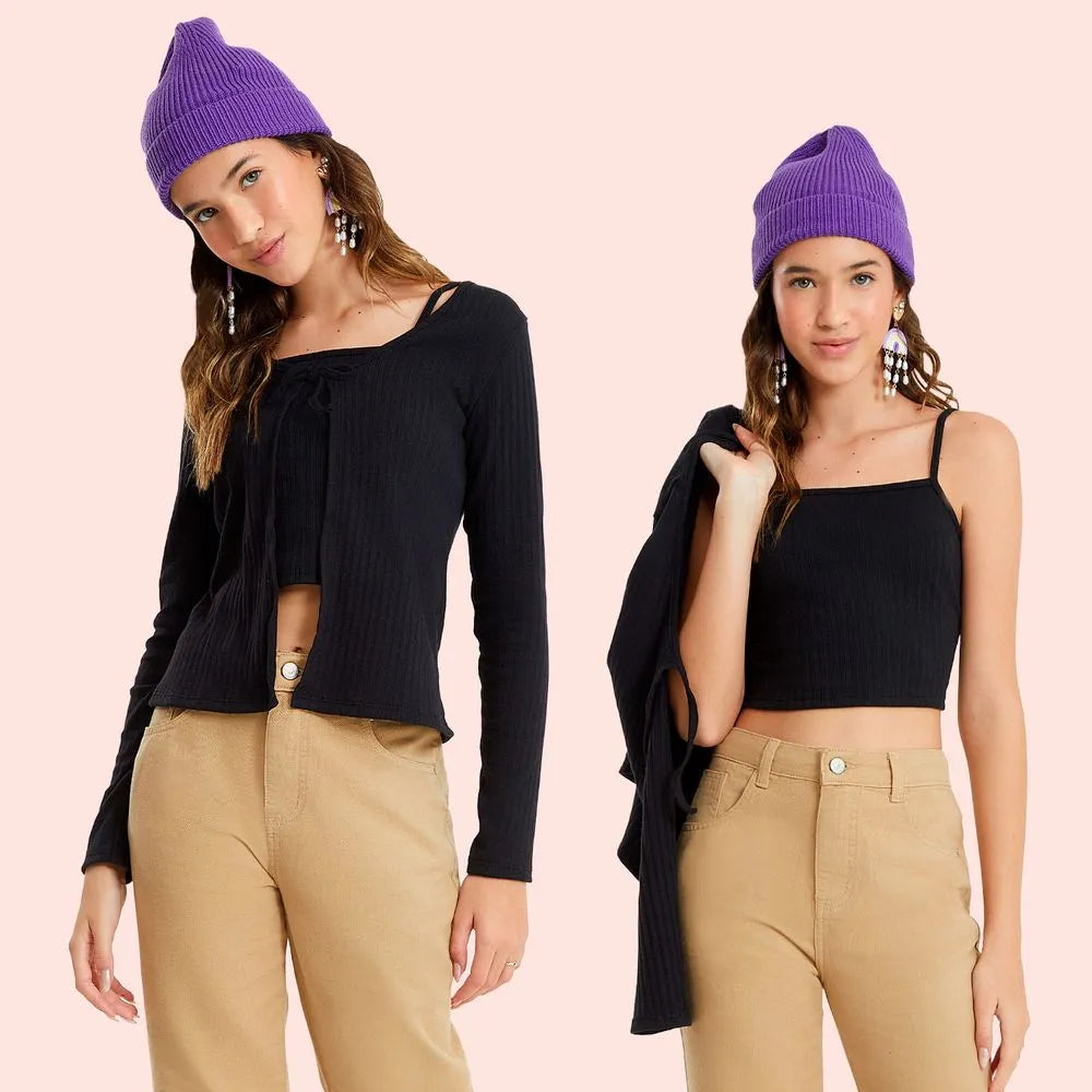 Twin Set Preto Amora