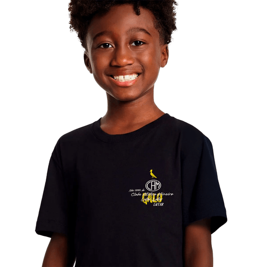Camiseta Infantil Reserva Mini Preta Galo CAM