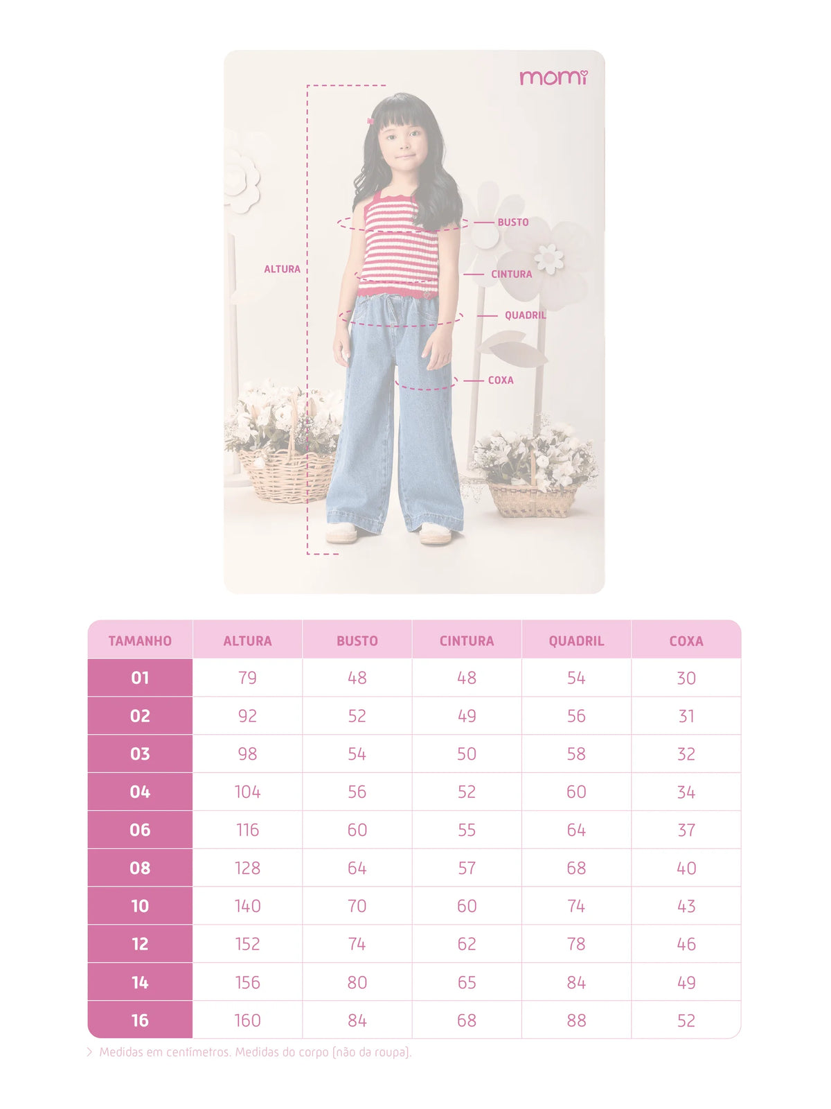 Conjunto Infantil Menina Rosa Sorvete Momi