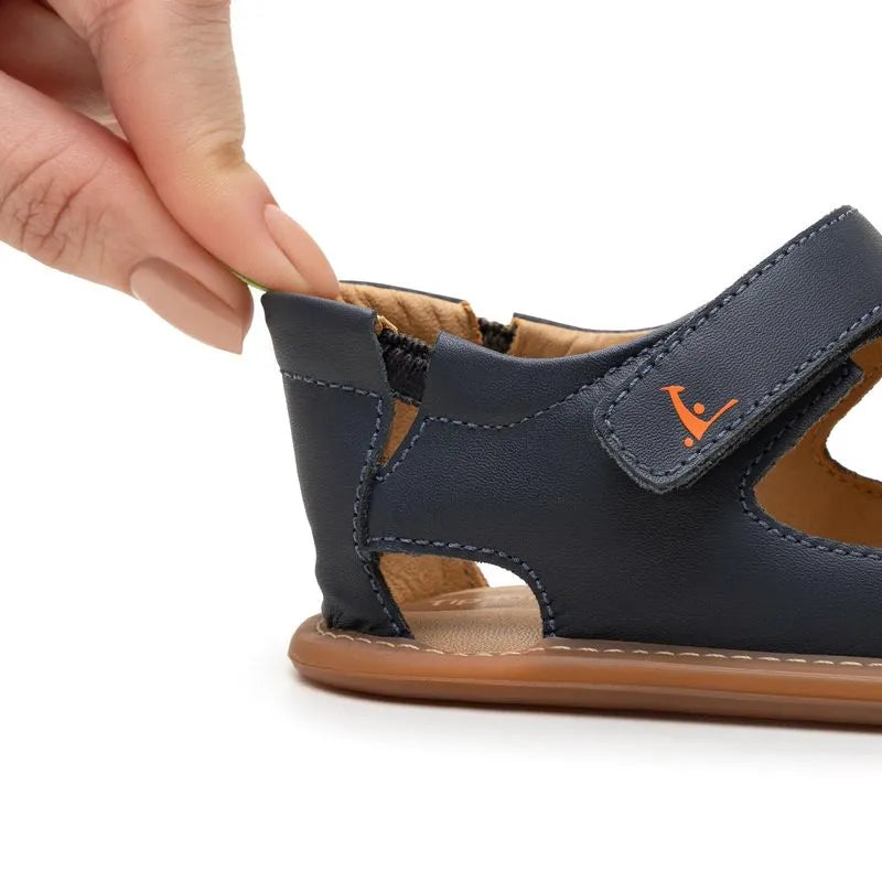 Sandália Bebê Masculina Azul Tip Toey Joey