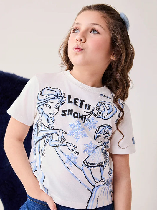 T-Shirt Infantil Frozen Buá