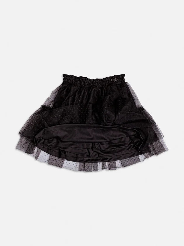 Saia Tule Preta Momi