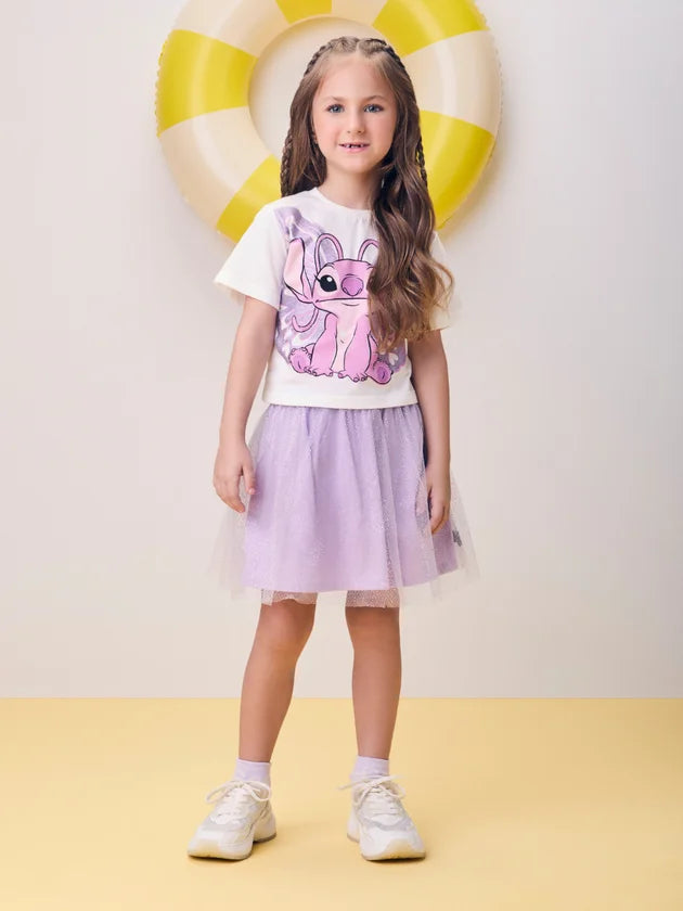 Conjunto Infantil Angel com Tule Momi