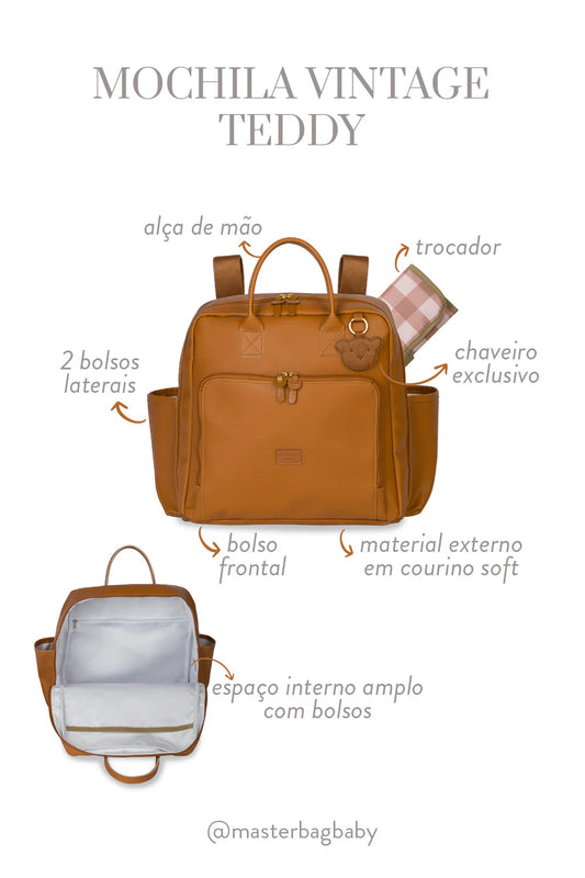 Mochila Vintage Teddy Masterbag