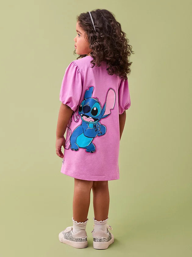 Vestido Stitch e Angel Momi