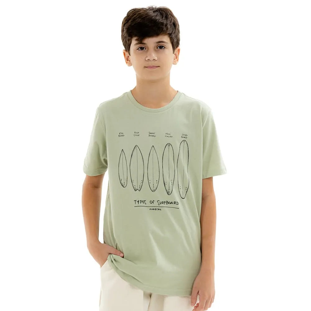 Camiseta Surfboard King e Joe