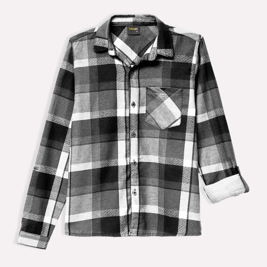 Camisa Xadrez Preto Lemon