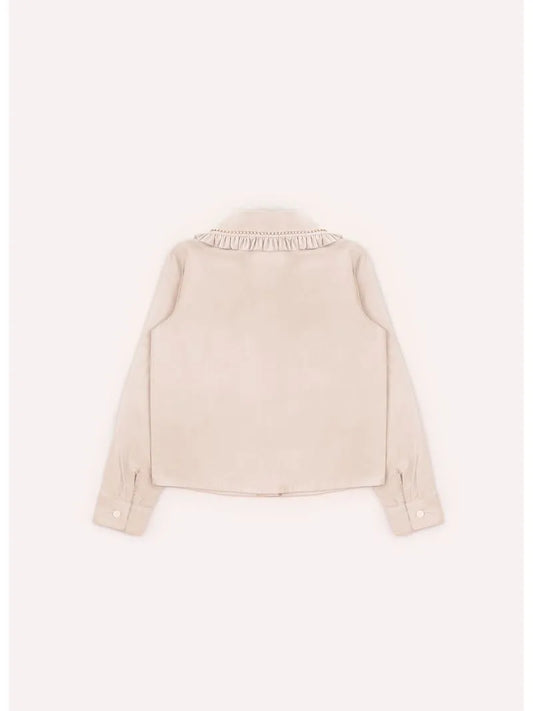 Camisa Tricoline Bege Pituchinhus