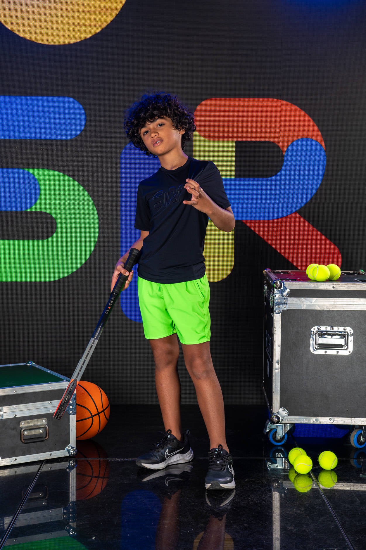 Short Pedro Verde Flúor Siri