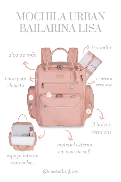 Mochila Urban Bailarina Rosê