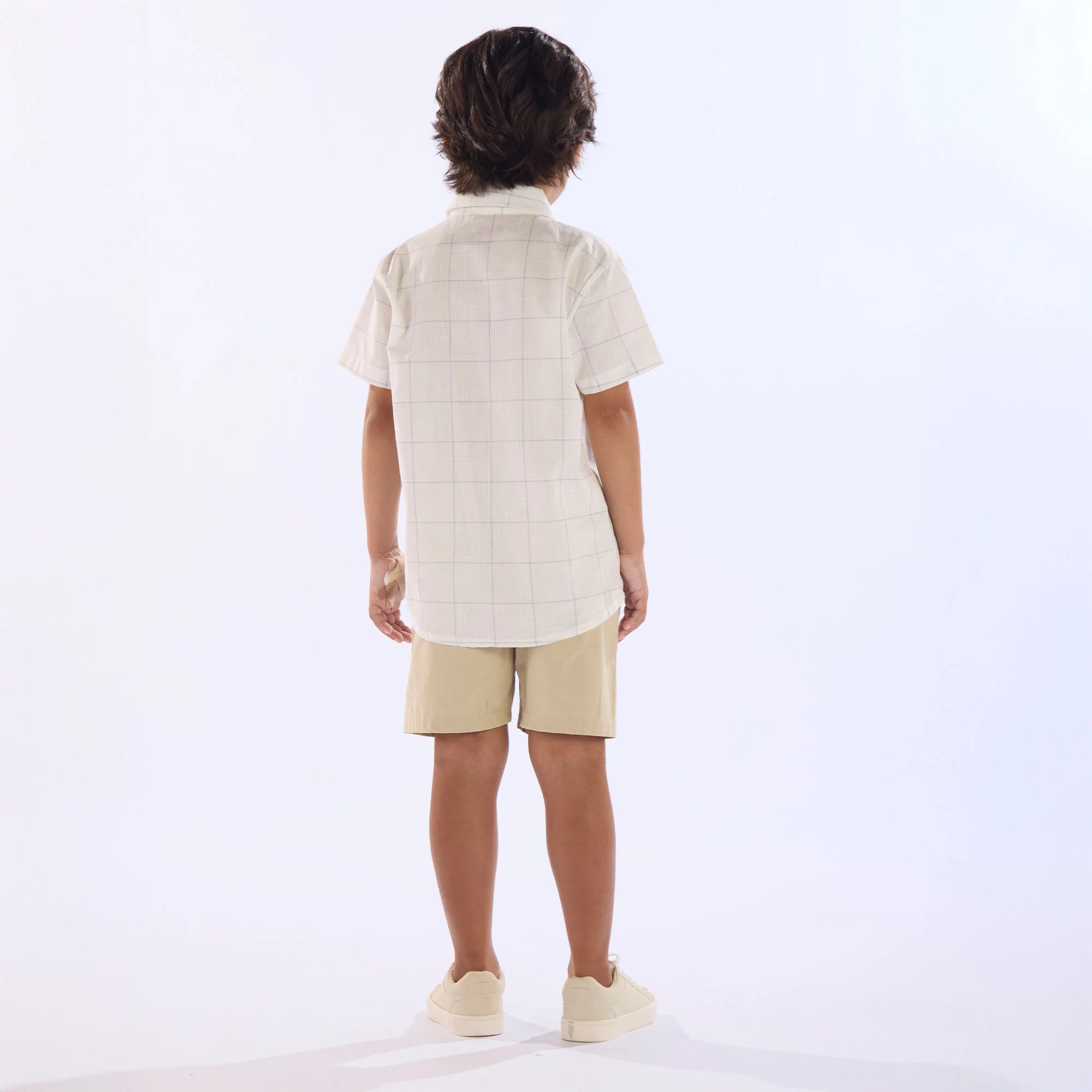 Conjunto Infantil Masculino Camisa Xadrez Buá