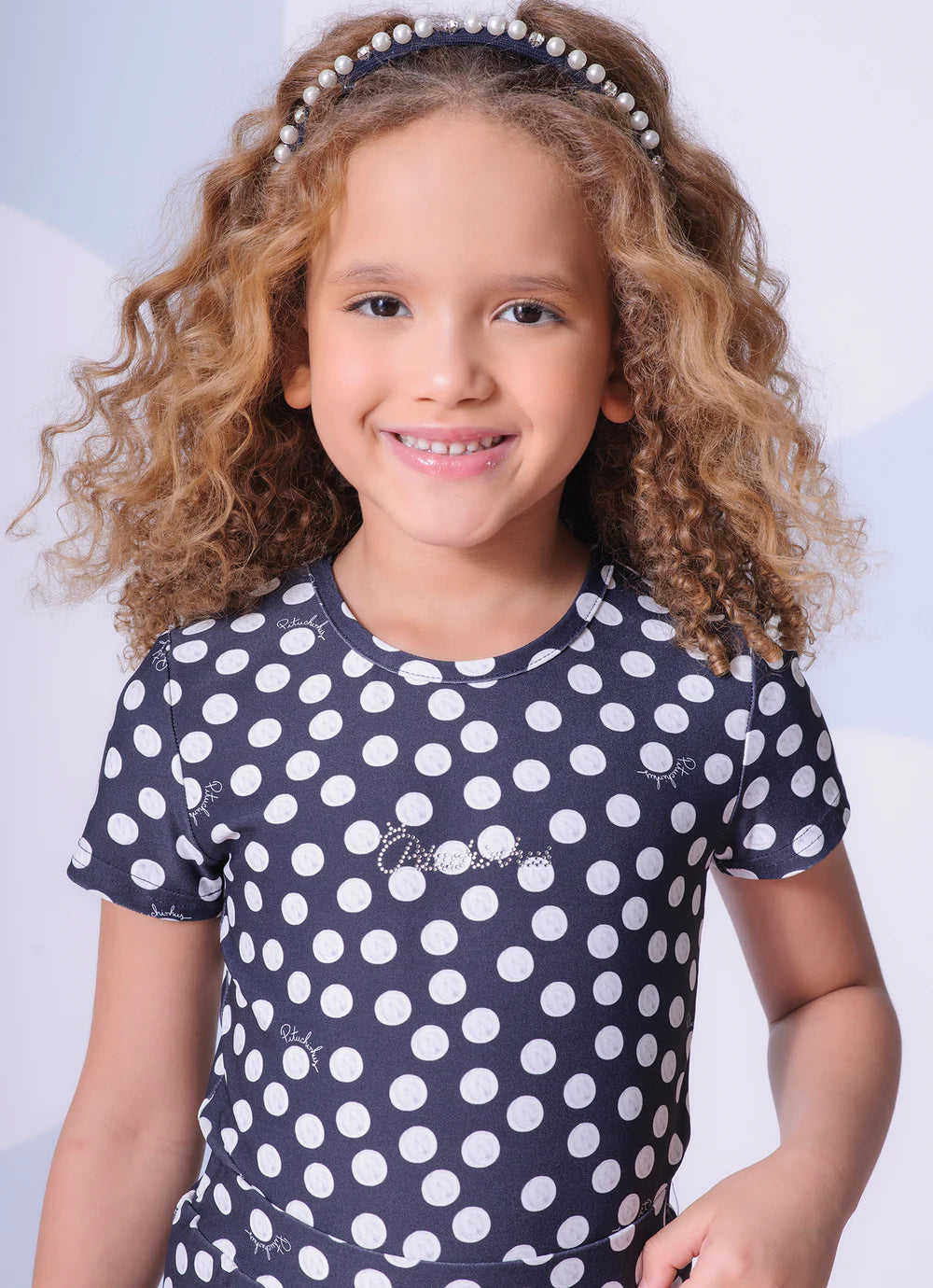 Blusa Infantil Light Poá Pituchinhus