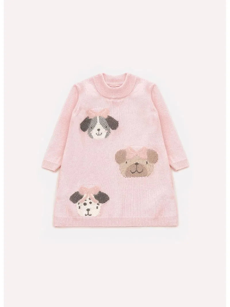 Vestido Tricot Cachorros Pmini