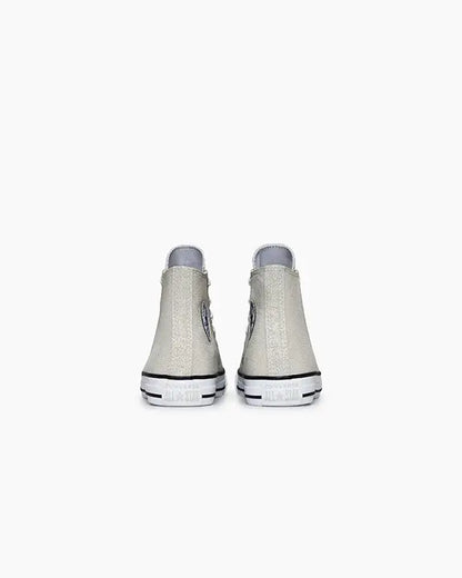 All Star Juvenil Chuck Taylor Shine Prata
