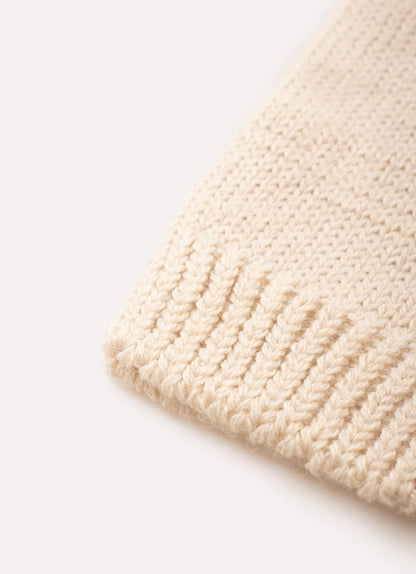 Luva Infantil Tricot Bege Pituchinhus