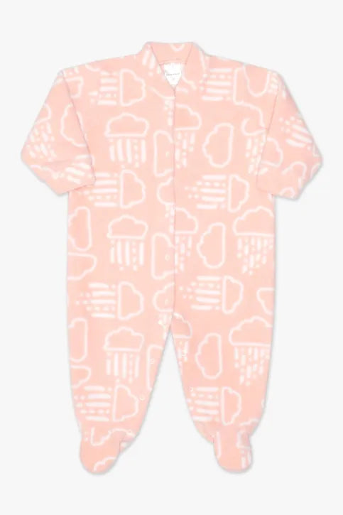 Macacão Soft Nuvem Rosa Dedeka