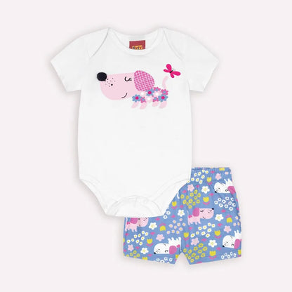 Conjunto Dog Rosa