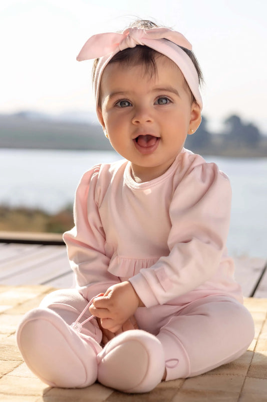 Macacão Suedine Rosa Dedeka