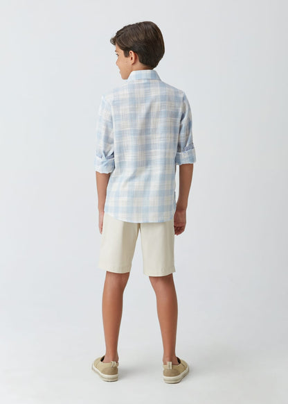 Camisa Social Xadrez UM+UM