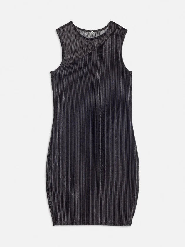 Vestido Tule Listrado Iam Authoria