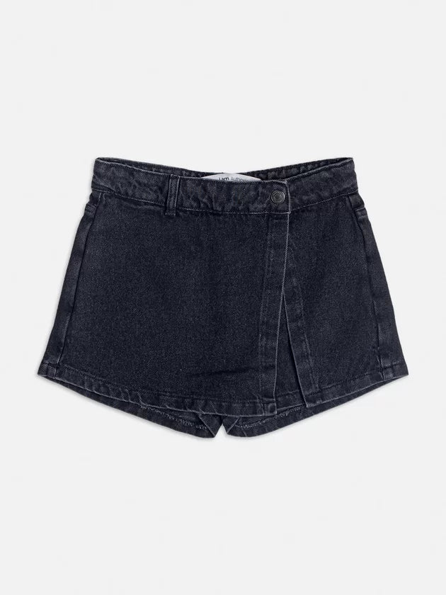 Short Saia Jeans Black Iam Authoria