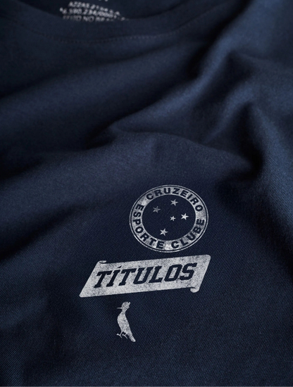 Camiseta Infantil Reserva Mini Títulos Cruzeiro