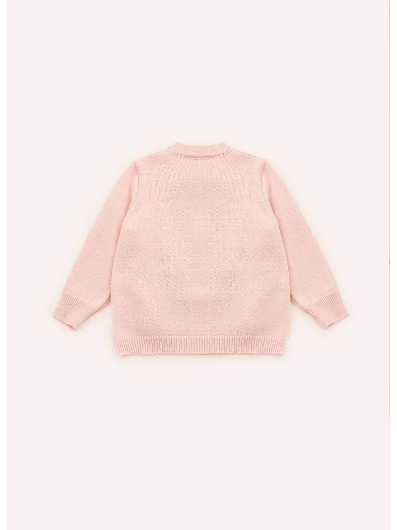 Casaco Tricot Pompons Pmini