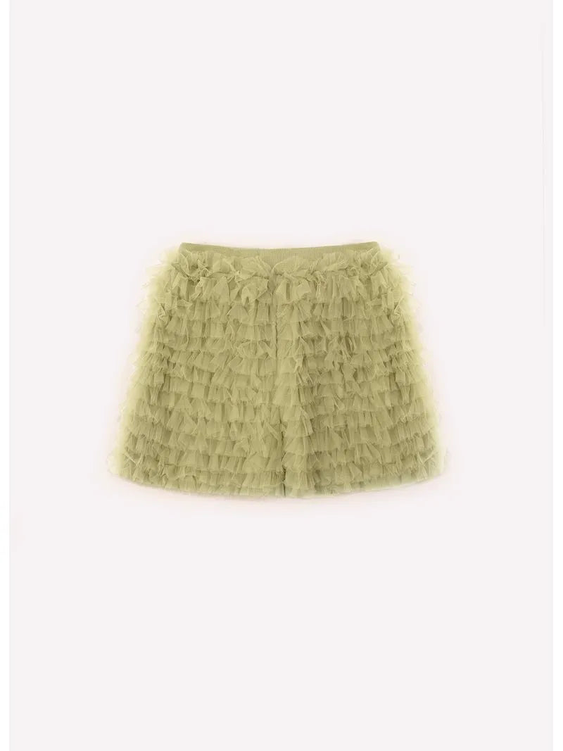 Saia Short Babadinhos Verde Pituchinhus