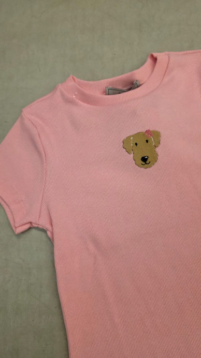 Blusa Infantil Rosa Dog Buá