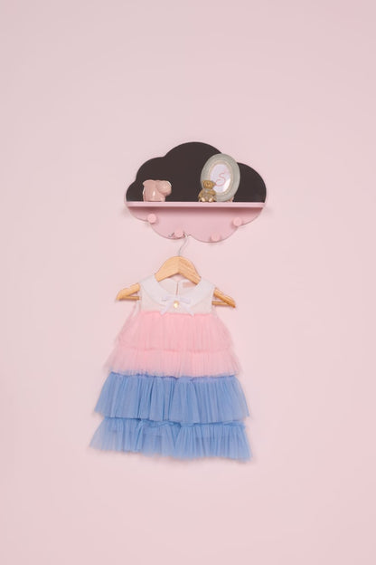 Vestido Bebê Tule Camadas Buá