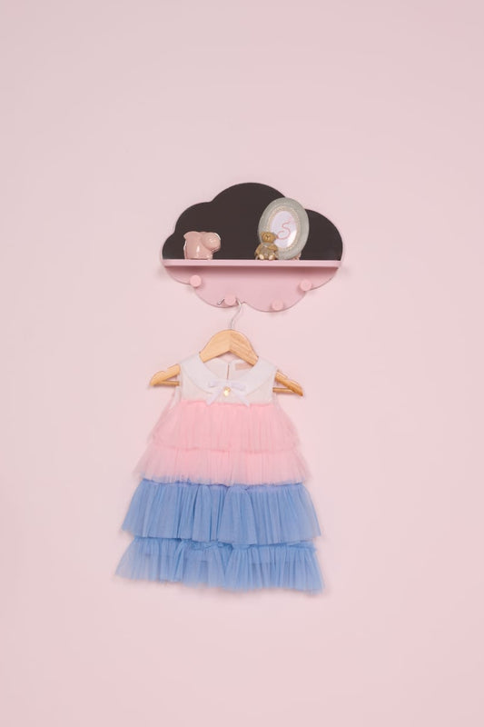 Vestido Bebê Tule Camadas Buá