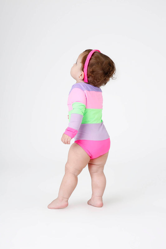 Body Bebê Kiara Lavanda Siri