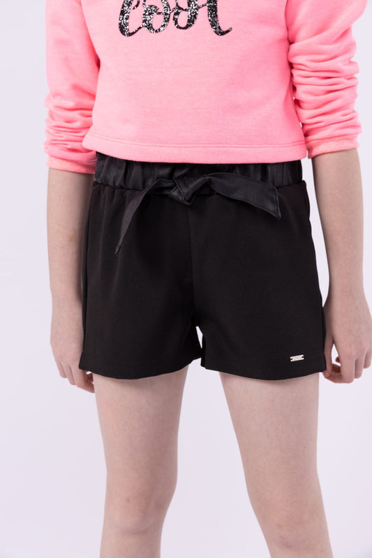 Short Preto com Faixa Beabá