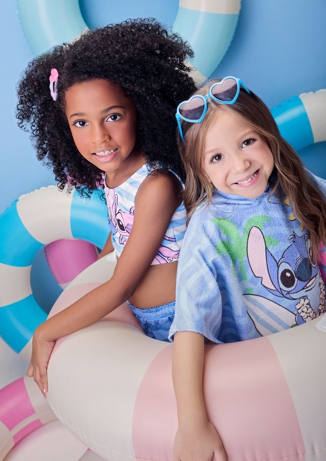 Roupão Infantil Stitch com Capuz Momi