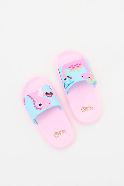 Chinelo Dino Rosa