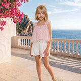 Conjunto Infantil Menina Rosa Tule Star Buá