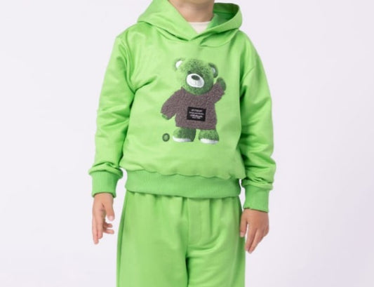 Conjunto Verde Urso UM+UM