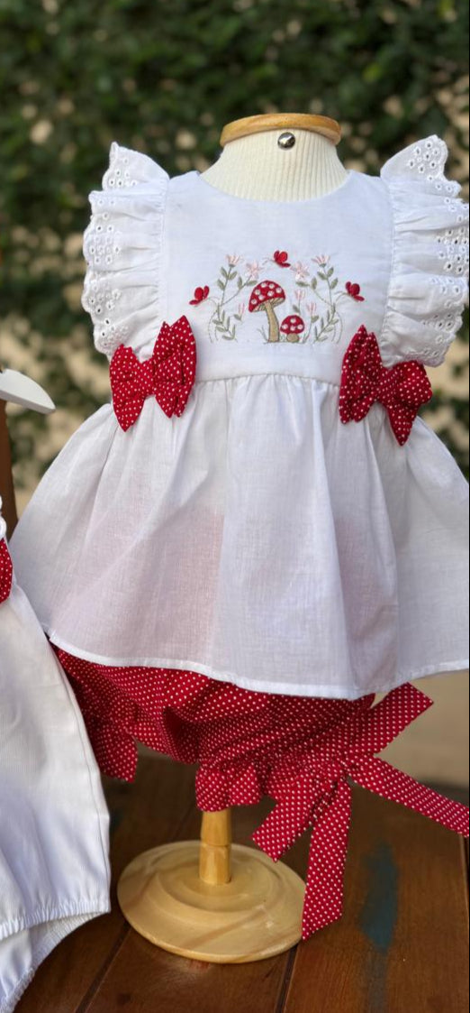 Conjunto Infantil Bata e Short Buá