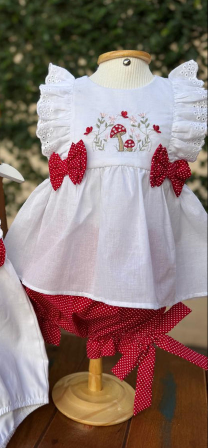 Conjunto Infantil Bata e Short Buá