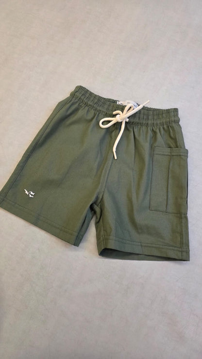 Conjunto Infantil Verde Miltar Buá