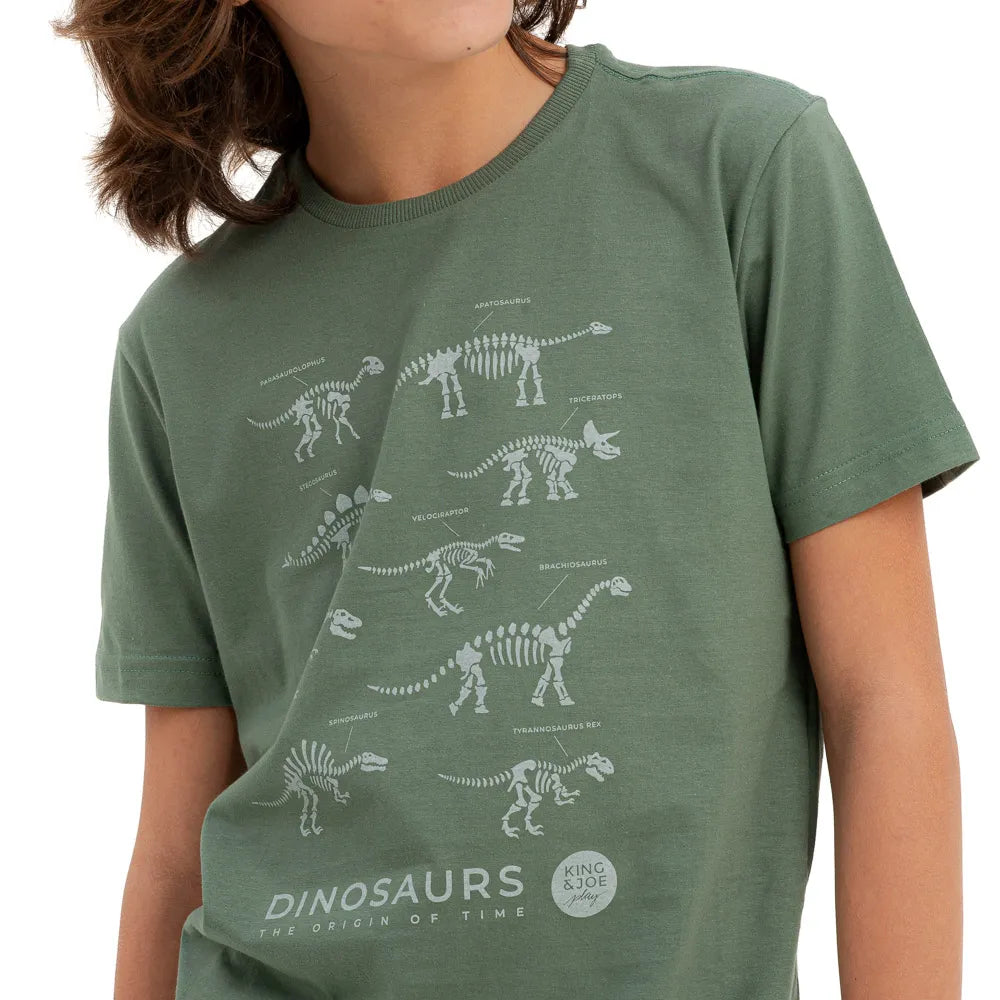 Camiseta Dino Verde